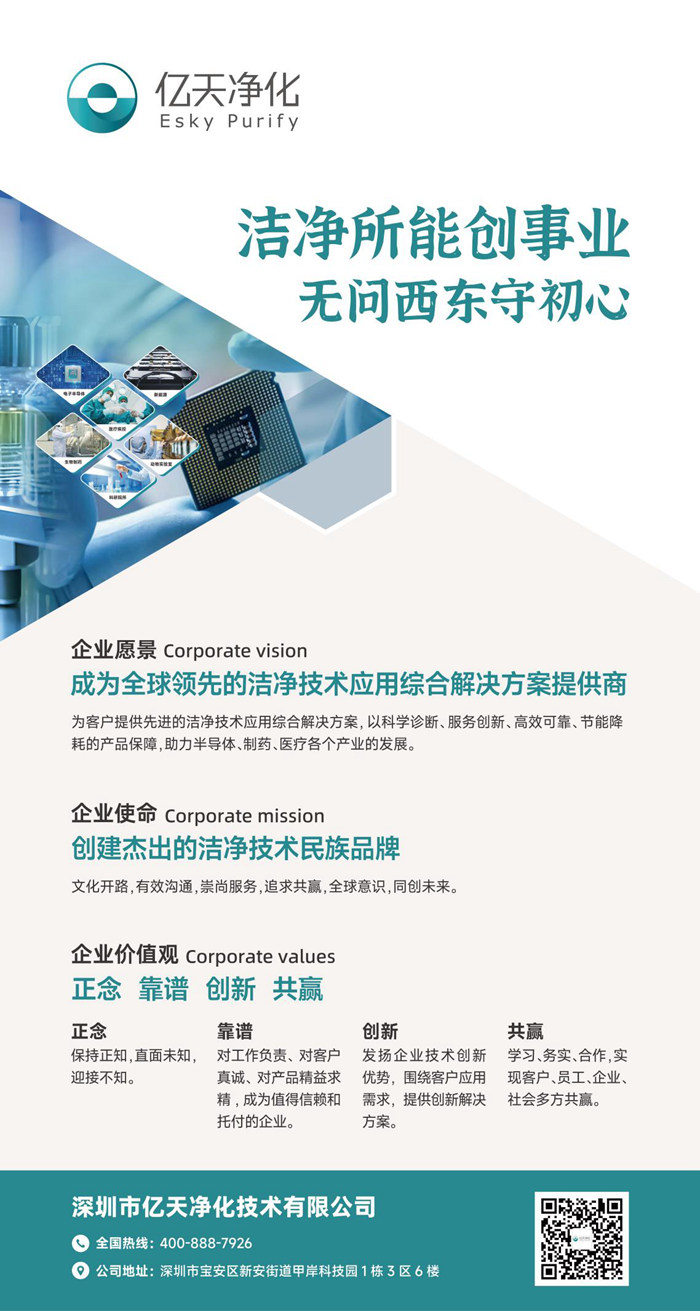 潔凈所能創事業，無問西東守初心！億天凈化企業文化煥新升級！